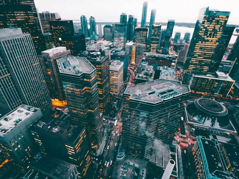 Ariel View of City Ariel View of City